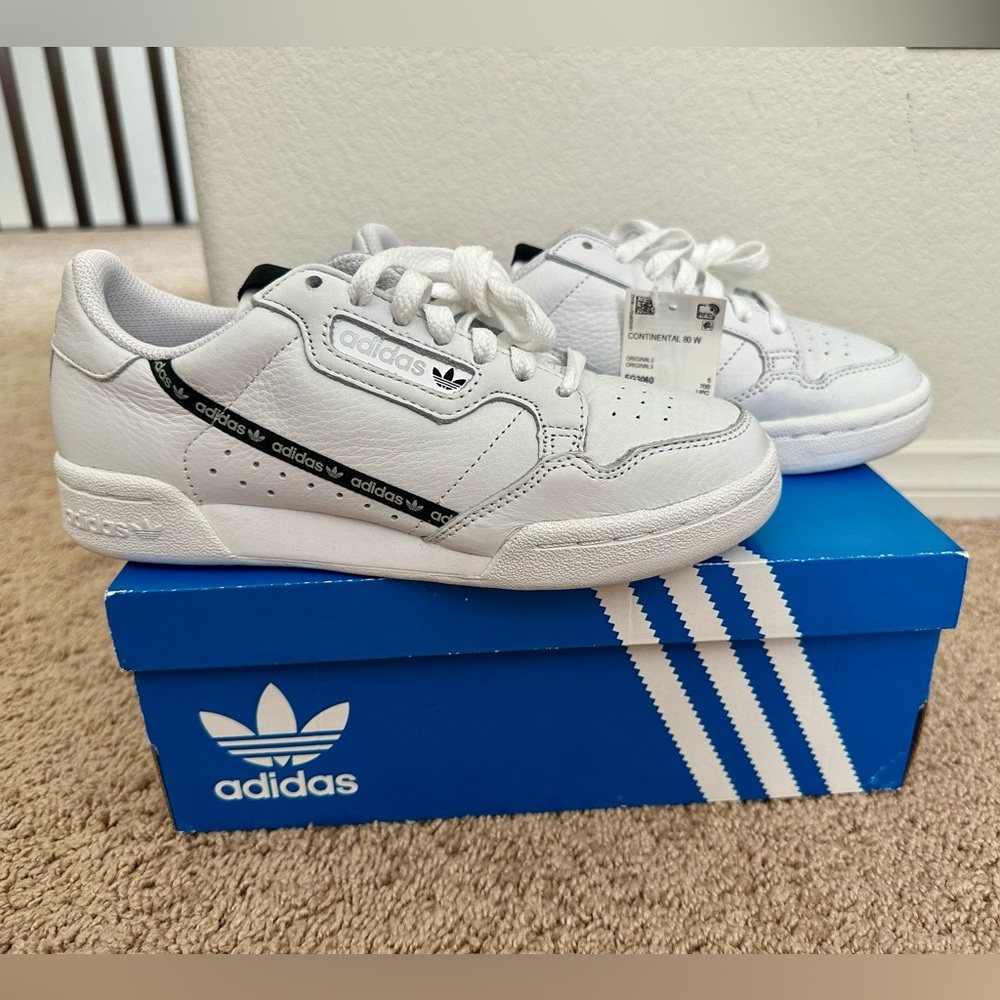 Adidas Continental 80 White Sneakers